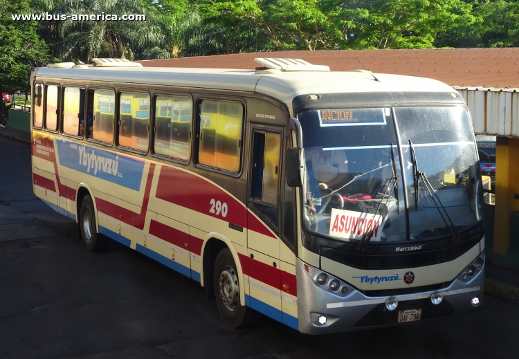 Mercedes-Benz OF 1722 - Marcopolo Audace 770 (en Paraguay) - Ybytyruzú
DAF 798

Ybytyruzú, unidad 290
