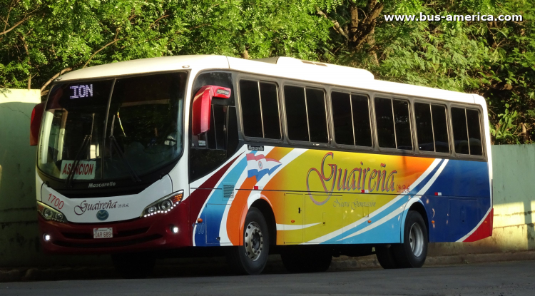 Mercedes-Benz OF 1722 - Mascarello Roma M2 (en Paraguay) - Guaireña
DAR 689

Guaireña, unidad 1700
