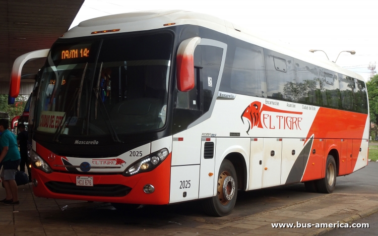 Mercedes-Benz OF - Mascarello Roma M4 (en Paraguay) - El Tigre
HCU676
[url=http://galeria.bus-america.com/displayimage.php?pid=44904]http://galeria.bus-america.com/displayimage.php?pid=44904[/url]

El Tigre, unidad 2025
