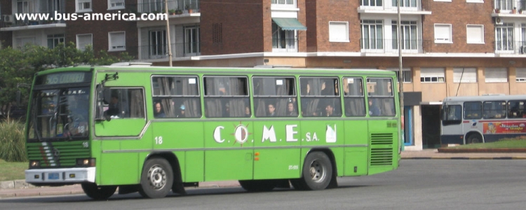 Mercedes-Benz OH 1315 - Caio Vitoria (en Uruguay) - C.O.M.E.
STC1218
Se puede consultar la historia de esta empresa en : http://www.grupoaclo.es.tl/Comesa-_-46-A%F1os-de-Historia.htm
