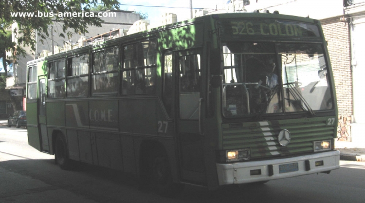 Mercedes-Benz OH 1315 - Caio Vitoria (en Uruguay) - C.O.M.E.
STC1227
Se puede consultar la historia de esta empresa en : http://www.grupoaclo.es.tl/Comesa-_-46-A%F1os-de-Historia.htm
