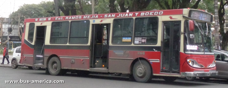 Mercedes-Benz OH 1315 L - Bi-Met Corbus - Siglo XXI
HZX682

Línea 181 (Buenos Aires), interno 206
