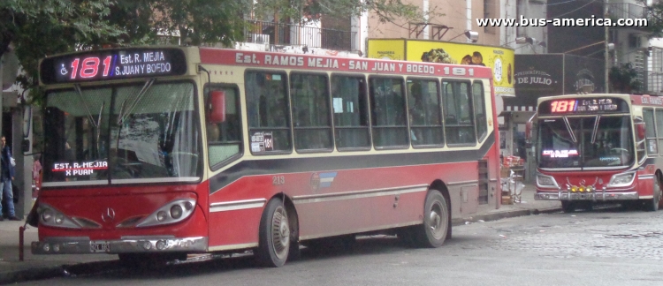 Mercedes-Benz OH 1315 L - Bi-Met Corbus - Siglo XXI
HZX683

Línea 181 (Buenos Aires), interno 213
