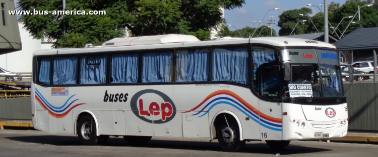 Mercedes-Benz OH 1518 - Saldivia Aries 2 325 - Lep
JWJ321

Buses Lep, interno 16, patente provincial 3040
