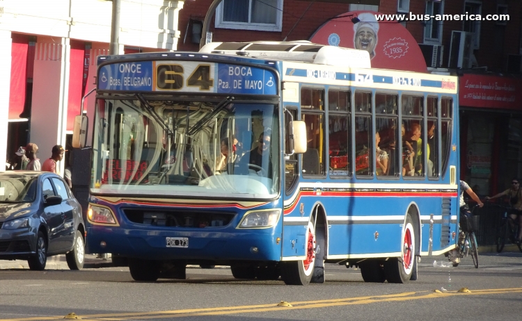 Mercedes-Benz OH 1618 L SB - Italbus Tropea - Vuelta de Rocha
POK 173

Línea 64 (Buenos Aires), interno 47
