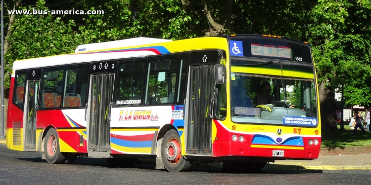 Mercedes-Benz OH 1618 L SB - Nuovobus Menghi - La Unión
POY 190

Línea 202 (Prov. Buenos Aires), interno 67 (1382)
Ex línea 12 (Buenos Aires), interno 49 [marzo 2016 - enero 2020]
