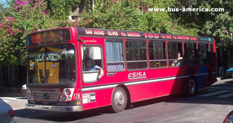 Mercedes-Benz OH 1618 L SB - Ugarte Europeo - E.S.I.S.A.
JNH153

Línea 168 (Buenos Aires), interno 126
