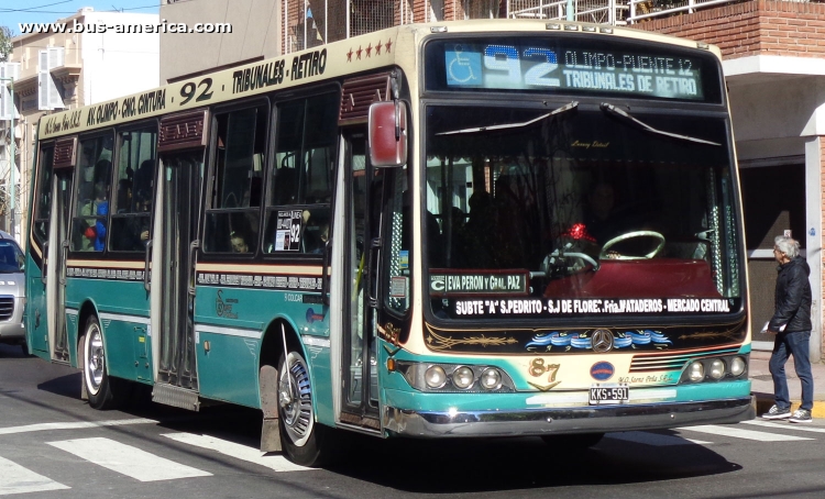 Mercedes-Benz OH 1618 L SB - Nuovobus PH 0010 - M. O. Saenz Peña
KKS 591

Línea 92 (Buenos Aires), interno 10
