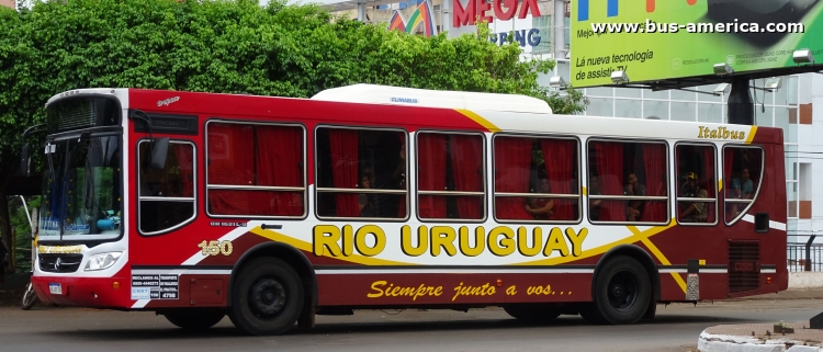 Mercedes-Benz OH 1621 L SB - Italbus Tropea Ital 76-17 - Río Uruguay , El Práctico
AB 499 TH
[url=https://bus-america.com/galeria/displayimage.php?pid=49281]https://bus-america.com/galeria/displayimage.php?pid=49281[/url]

Rio Uruguay, interno 150
Línea urbana internacional Pto. Iguazu-Ciudad del Este



Archivo originalmente posteado en enero de 2019
