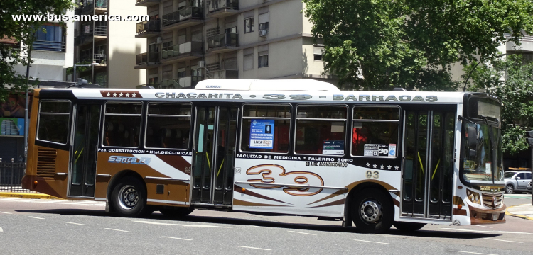 Mercedes-Benz OH 1718 L SB - La Favorita Favorito GR - Transp. Santa Fe
Línea 39 (Buenos Aires), interno 93
