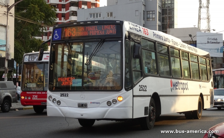 Mercedes-Benz OH 1718 L SB - Metalpar Iguazu 2010 - Sargento Cabral
PPF 423

Línea 163 (Prov. Buenos Aires), interno 2522
