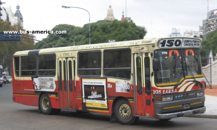 Mercedes-Benz OHL 1320 - Splendid 9-92 - T.A.R.S.A.
BBP131
En su anteúltimo día de operaciones, la línea 150 a cargo de TARSA
