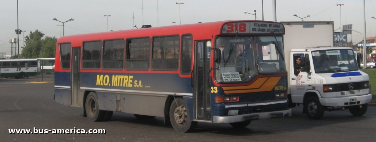 Mercedes-Benz OHL 1420 - La Favorita 29-93 - M.O.Mitre
Línea 318 (Prov. de Buenos Aires), interno 33
