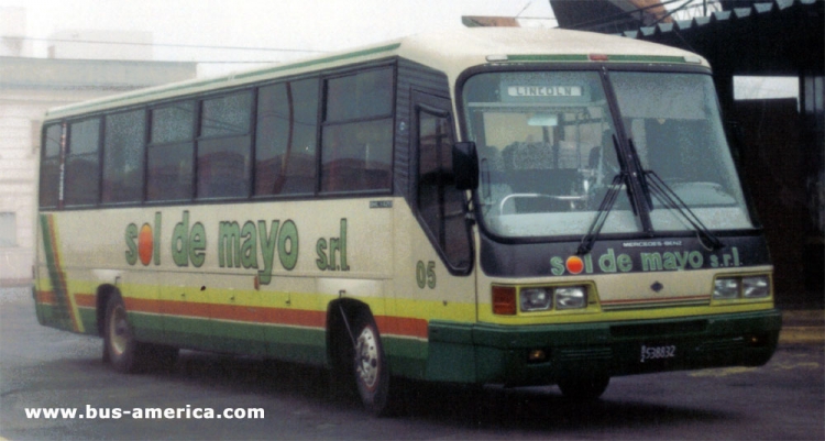 Mercedes-Benz OHL 1420 - Imeca GTR - Sol de Mayo
B.2538832

Línea 363 (Prov. Buenos Aires), interno 05
