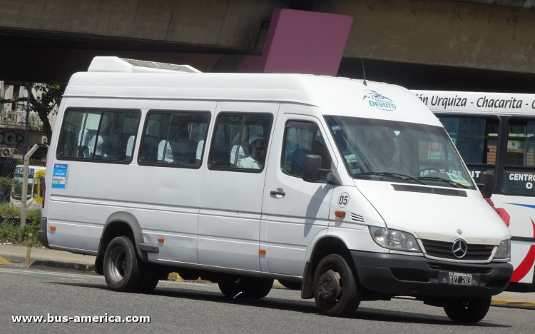 Mercedes-Benz Sprinter 413 CDI - Minibus Devoto
KRT 203

Minibus Devoto (Buenos Aires), interno 05
