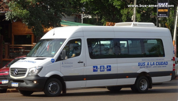 Mercedes-Benz Sprinter 515 CDI - Bus a la Ciudad , Four Tourist
AD 368 QW
[url=https://galeria.bus-america.com/displayimage.php?pid=47077]https://galeria.bus-america.com/displayimage.php?pid=47077[/url]

Bus a la Ciudad (Pto. Iguazú), interno 07
