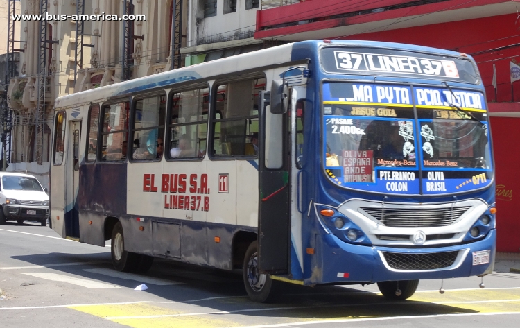 Mercedes-Benz Atego - Marcopolo Torino GV (reformado en Paraguay) - El Bus
BTL 676

Línea 37B (Asunción), unidad 11
