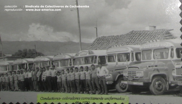 Nissan
Fotografo desconocido
Coleccin : Sindicato de Colectiveros de Cochabamba
Para conocer mas sobre esta lnea y su historia : http://revista.bus-america.com/Notas/3V.htm

