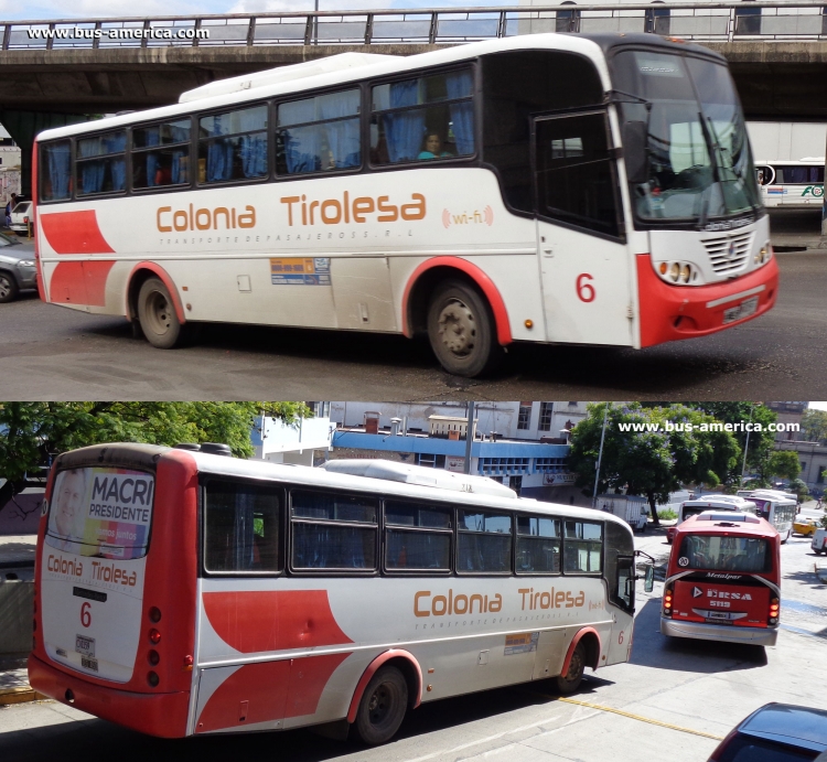 Mercedes-Benz OF 1418 - Sudamericanas F-50 320 - Cnia. Tirolesa
IEI450

Colonia Tirolesa, interno 6, patente provincial 0359
