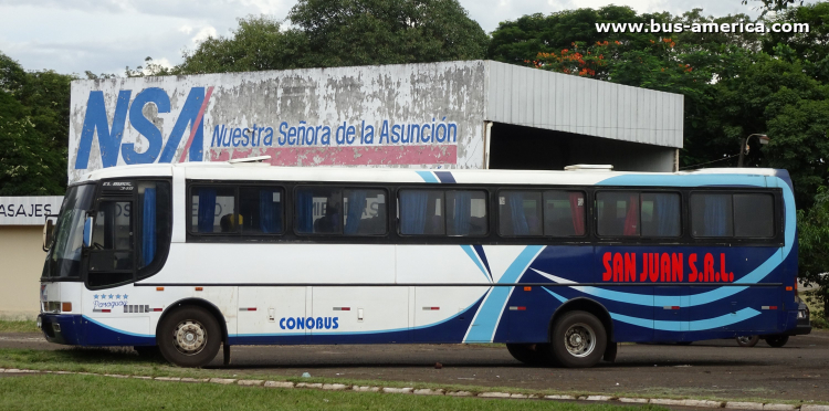 Scania F 94 HB - Busscar El Buss 340 (en Paraguay) - Conobus San Juan
CEO 681

San Juan, unidad 850
