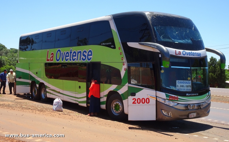 Scania K - Marcopolo G7 Paradiso 1800 DD (en Paraguay) - La Ovetense
BKP841
[url=https://galeria.bus-america.com/displayimage.php?pid=46091]https://galeria.bus-america.com/displayimage.php?pid=46091[/url]

La Ovetense, unidad 2000
