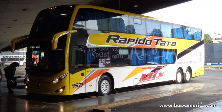 Scania K - Metalsur Starbus 3 - Rápido Tata
AB148FS

Rápido Tata, interno 4977
