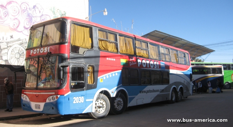 Scania K 113 - Imeca GTR 21 (para Bolivia) - Potosí
1321UBU

Buses Potosí, interno 2030
