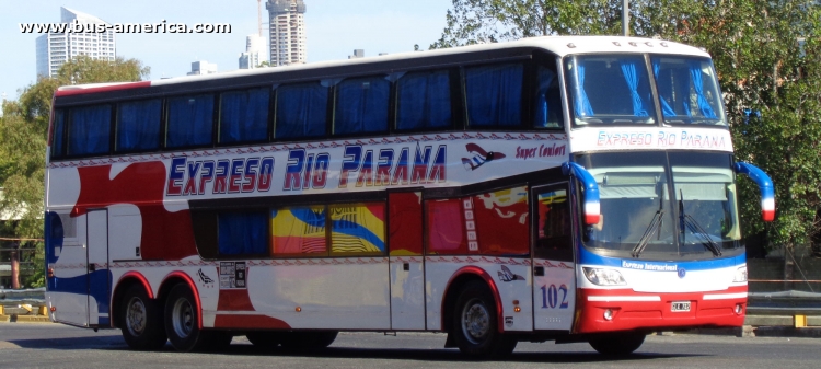 Scania K 124 IB - José Troyano Calixto - Expreso Río Parana
GLX742

Exp. Río Paraná, línea ¿265 SP1? , interno 102
