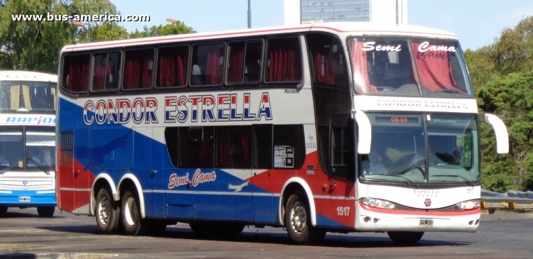 Scania K 124 IB - Marcapolo Paradiso G8 1800 DD (en Argentina) - Condor Estrella
HYQ033

Condor Estrella, interno 1517
