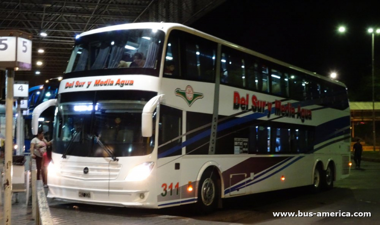 Scania K 410 - Troyano Autocar Doble Piso Calixto - Del Sur y Media Agua
MAZ 228

Del Sur y Media Agua, interno 311
