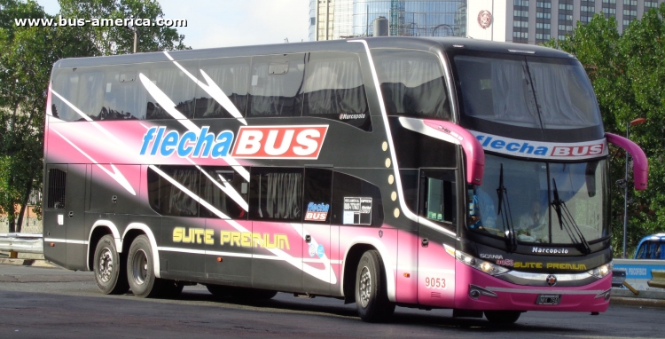 Scania K 410 - Marcopolo Paradiso G7 1800 DD (en Argentina) - Flecha Bus
NKK794

Flecha Bus, interno 9053
