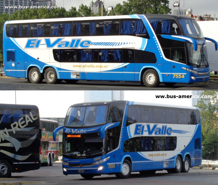 Scania K 410 6x2 - Marcopolo Paradiso 1800 DD G7 (en Argentina) - El Valle
OMY361
