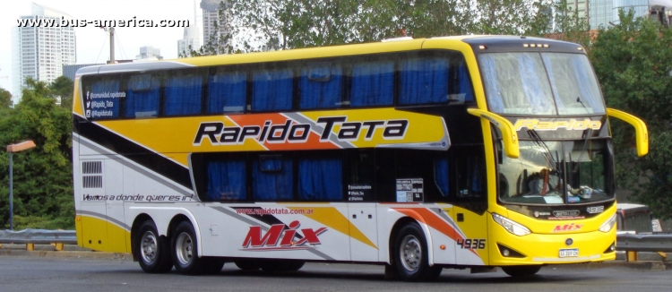 Scania K 410 - Metalsur Starbus 3 - Rápido Tata
AA309CN

Rápido Tata, interno 4936
