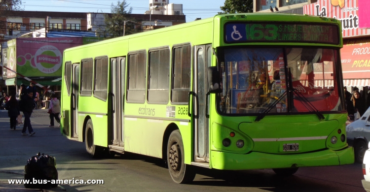 TATSA Puma D.12 - Ecotrans
GOU926

Línea 163, Ecotrans, interno 2028

Seguramente lo último de Ecotrans.
Un 163 en servicio de la ¿303?, con llegadas hasta Morón, el único ómnibus que capturé con cartelera de esta línea nacional pero terminando en Morón. Ya no llegaban mas allá de esta localidad sus líneas nacionales, que por ello prestaban servicio provincial

