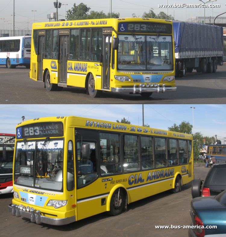 TATSA Puma D 9.8 - Cía. Andrade
JIV689

Línea 283 (Prov. de Buenos Aires), interno 7
