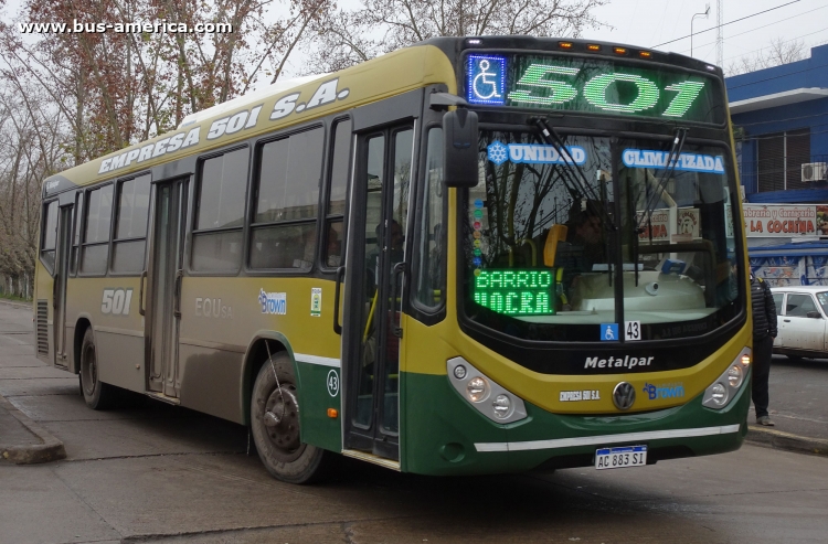 Volkswagen 18.280 OT - Metalpar Iguazú Nueva Generación - EQU
AC 883 SI

Línea 501 (Pdo. Alte. Brown), interno 43



Archivo originalmente posteado en agosto de 2018
