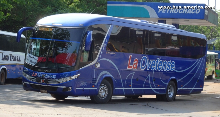 Volvo B - Marcopolo G7 Paradiso 1050 (en Paraguay) - La Ovetense
BZF231

La Ovetense, unidad 3001
