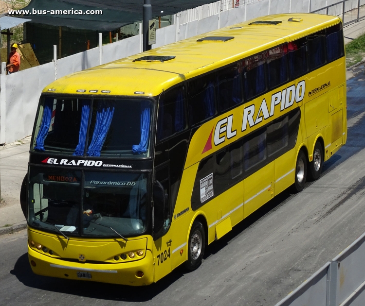 Volvo B12R - Busscar Panorámico DD (en Argentina) - El Rápido Internacional
HPZ018

El Rápido Internacional (Andesmar), interno 7024

