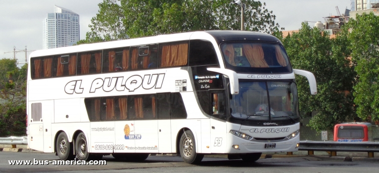 Volvo B430R - Comil Campione DD (en Argentina) - El Pulqui
OHO623

El Pulqui (La Tostadense), interno 53
