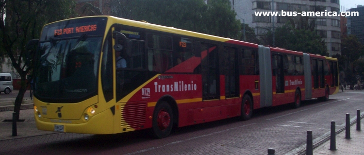 Volvo B12M - Busscar Urbanuss Pluss S3 - TransMilenio , Consorcio Express
TUN214
