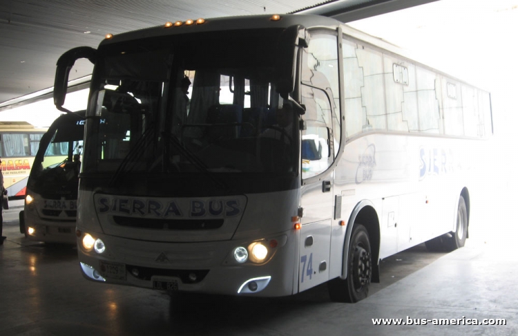 Agrale MA 15.0 - Saldivia Aries 2 - Sierra Bus
LDL826
http://galeria.bus-america.com/displayimage.php?pid=42313

Sierra Bus, interno 74, patente provincial 1209
