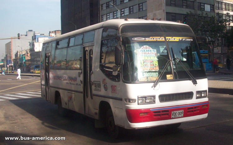 Indubo - Cía. Metropolitana
VDE-009

Ruta 240 (Bogota), unidad 1007
