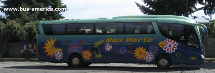 Scania K 114 IB - Irizar PB (en Chile) - Bus Norte
BHWD30
http://galeria.bus-america.com/displayimage.php?pid=11006

Bus Norte, interno 101
