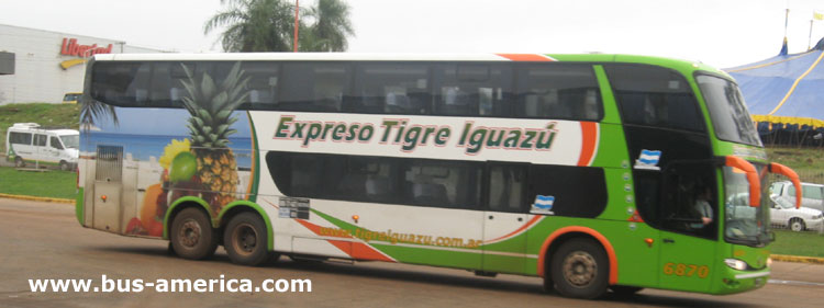 Marcopolo Paradiso 1800 DD GVI (en Argentina) - Expreso Tigre Iguaz
