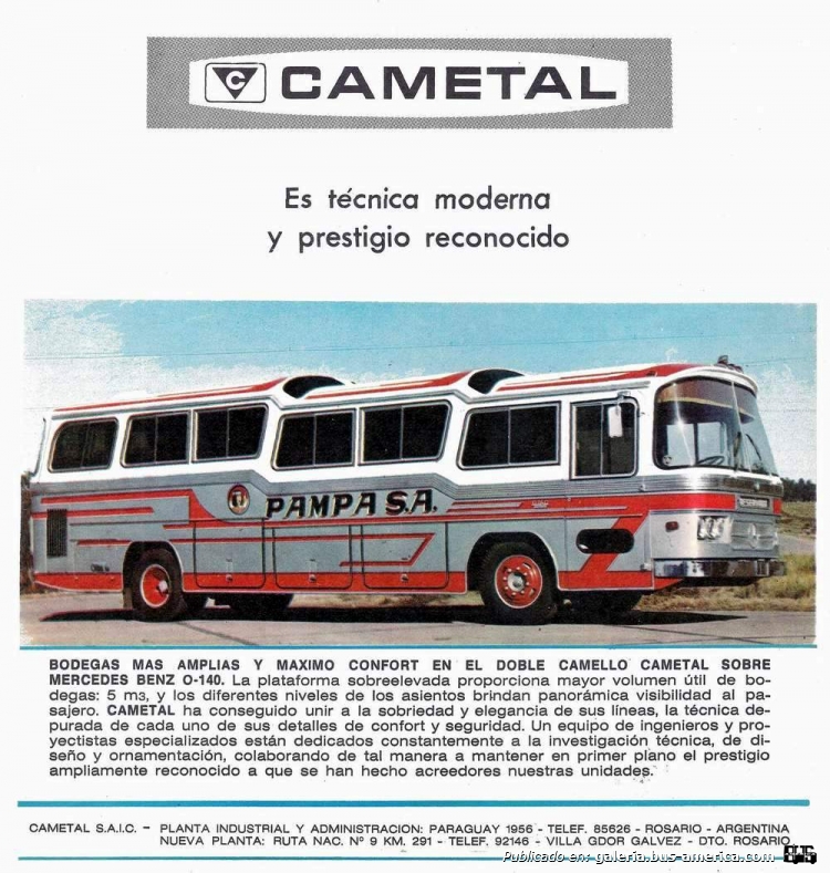 CARROCERIAS CAMETAL SAIC
FOLLETO Y PROPAGANDA CAMETAL
COLECION JAR2000
Palabras clave: LD