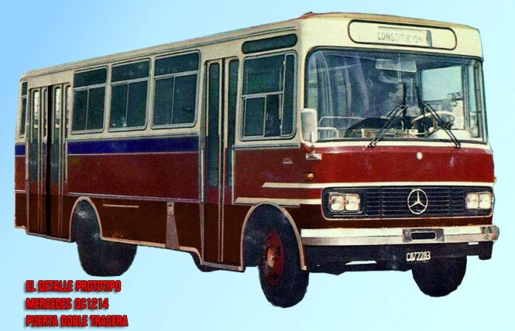 URBANO PROTOTIPO 
Fotografía de Mercedes-Benz Argentina
Recreación de : JAR basada en fotografía original
CARROCERIA EL DETALLE BsAs
PROTOTIPO 1979 CON PUERTA DOBLE TRASERA
Palabras clave: URBANO