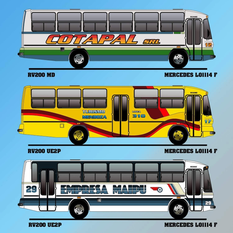 RV200F UE
CARROCERIA OMNIBUS VANGIERI
MODELO RV 200 F URBANO ESPECIAL
Palabras clave: URBANA