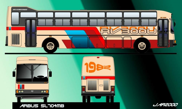 RV300 INTERURBANO
CARROCERIA VANGIERI MENDOZA
Palabras clave: URBANO