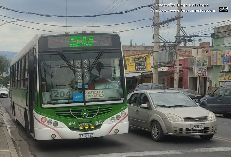 Mercedes-Benz OF 1519 - Metalpar Tronador 2010 - GM
AA 317 CQ
[url=https://bus-america.com/galeria/displayimage.php?pid=60137]https://bus-america.com/galeria/displayimage.php?pid=60137[/url]

Línea 204 (S.Fdo.V.Catamarca), interno 55

Fotografía y gentileza: Diego Delnegro
