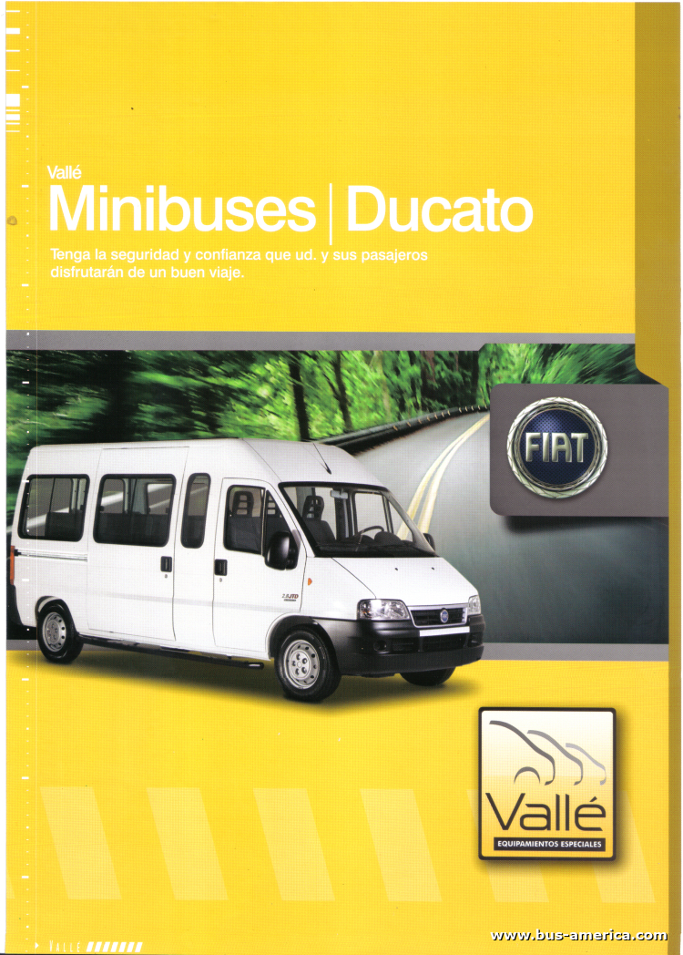 FIAT Ducato 2JTD - Valle
[url=https://bus-america.com/galeria/displayimage.php?pid=62989]https://bus-america.com/galeria/displayimage.php?pid=62989[/url]

Folleto de carrocería: Valle
Colección: www.bus-america.com

Frente
